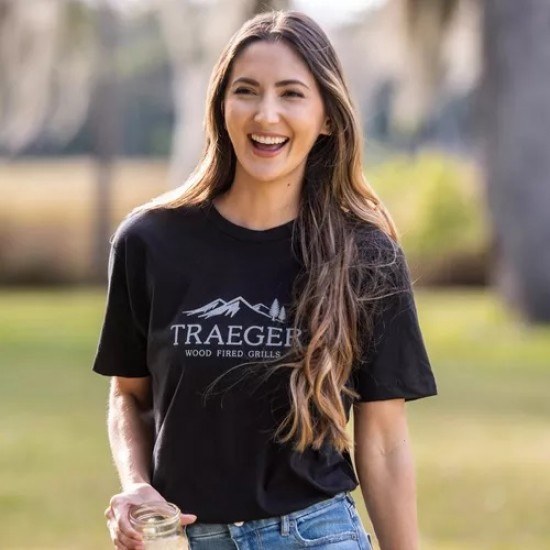 Traeger Mountain Logo Black T-shirt